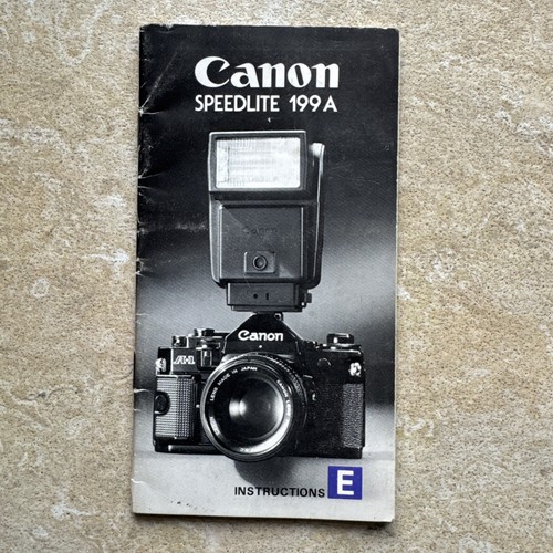 Canon speedlite 199a - canon,