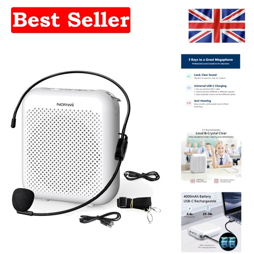 Portable voice amplifier with - portable,