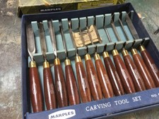 Carpentry and carving tool set by Marples.