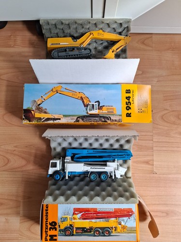 Die cast vintage liebherr and - cast,