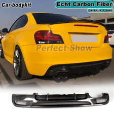 Diffuser carbon rear diffuser for BMW E82 E88 M package bumpers rear approach07-13