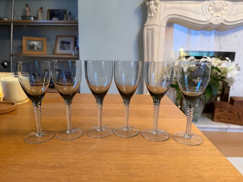 Vintage smoked glass - 6,