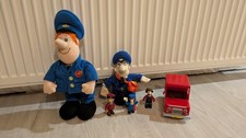 Postman Pat Bundle - Plush, Car, Figures (Pat, Ajay Bains, Ted Glen)