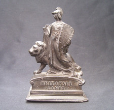VINTAGE 1910s DICK KERR &CO LTD BRITANNIA LAMPS CAR RAD CAP MASCOT~HOOD ORNAMENT