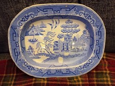 Huge 1800s Platter /Meat Plate