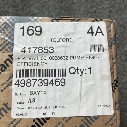 Vaillant high efficiency pump - high-efficiency,