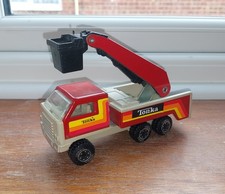 1980s Vintage Metal Tonka Cherry Picker, Boom Bucket Truck.