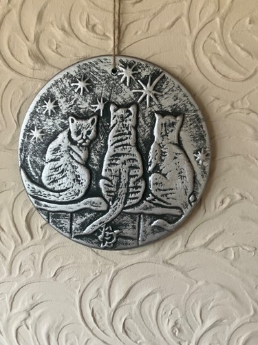 Star gazing cats wall - cats,  wall