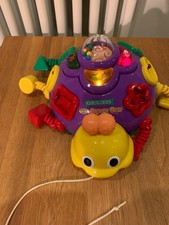IQ Builders Spring & Sort Crazy Bug Shapes Toy Music Lights Phrases Vintage Rare