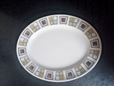 Kathie Winkle Broadhurst Rushtone oval plate Collectable dish for dept. store