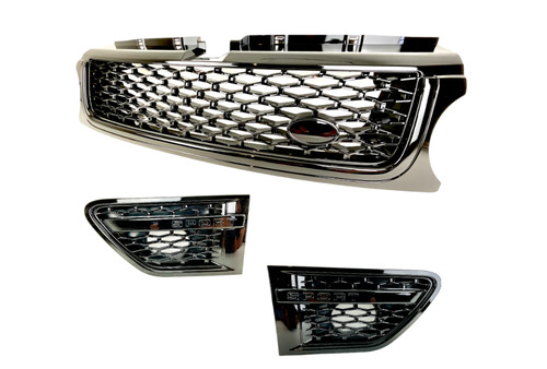 Gloss black grille - gloss, vents