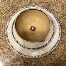 Nicholas Mosse Dinner Plate,  dessert plate and bowl 