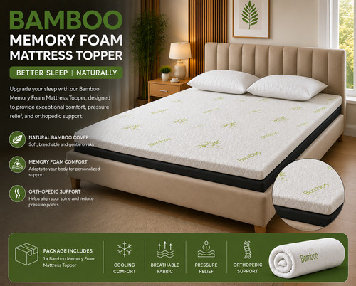 Luxury 4cm bamboo memory - 4cm,