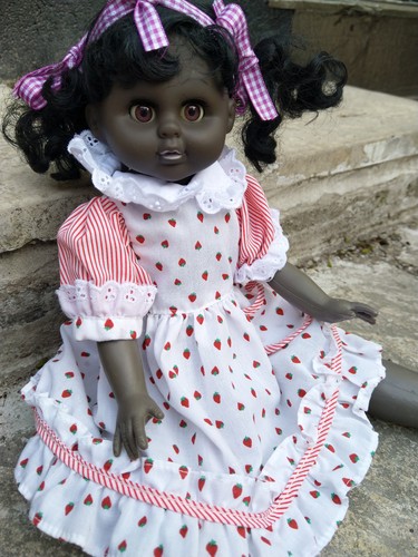 Vintage dark skin ethnic doll - vintage,