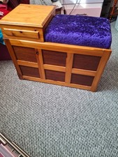 Phone Table Seat & Storage (