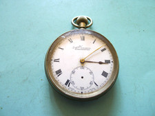 Everites (H. Samuels) Nickel Cased Gents Hand Wind Pocket Watch . TLC