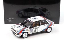1:18 Kyosho Lancia Delta HF 4WD 1987 Rally 1000 Lakes #4 Alen/Kivimaki 08960B