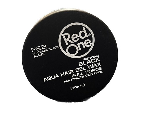 Red one black aqua hair - black, gel