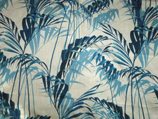 SANDERSON PALM HOUSE FABRIC REMNANT 1M