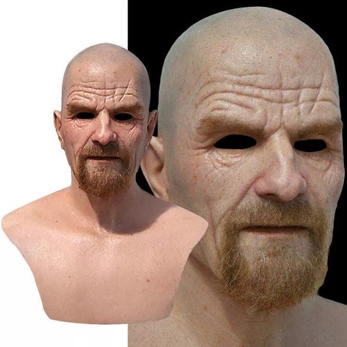 Realistic bald old - old, man
