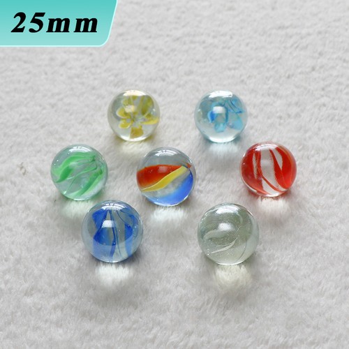 25mm large glass marbles beads - marbles,