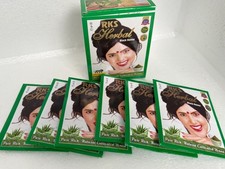 RKS Herbal Black Henna Powder 10g x1 Ammonia Free Natural Hair Colour Dye Sachet