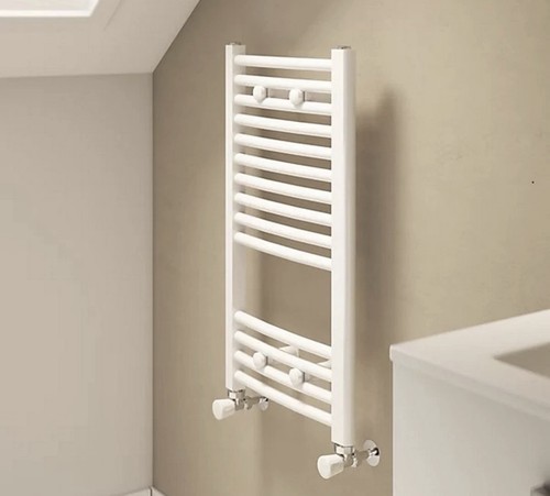 Flomasta curved white 924btu - curved,