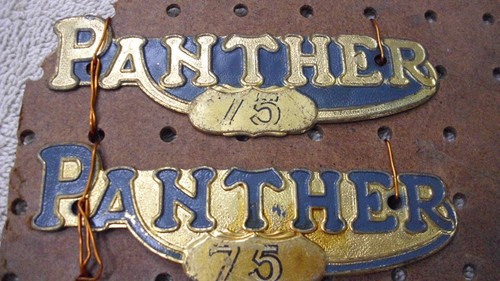 Vintage panther motorcycle - panther,