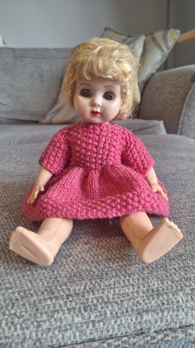 Vintage rosebud doll - doll, 1950s