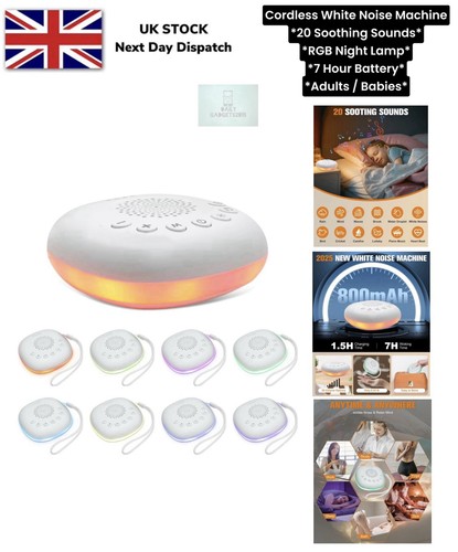 Portable white noise sound - white,