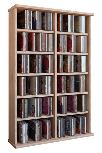 Wood dvd stand - cd,