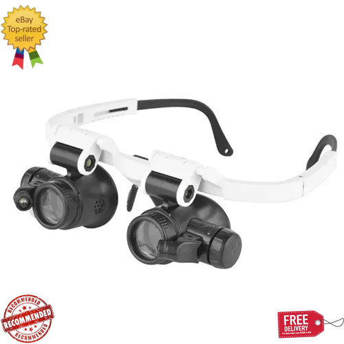 Head mounted magnifying glass - head,