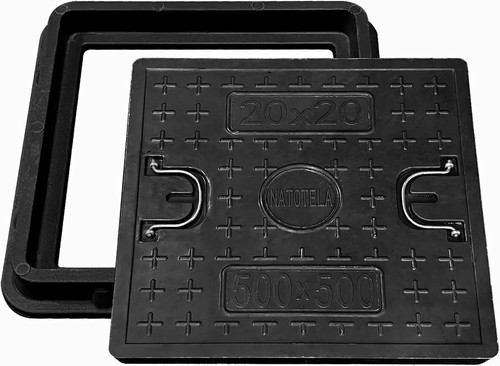 Natotela 500x500mm grp - 500x500mm, manhole