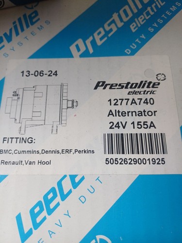 Prestolite 1277a740 alternator - prestolite,