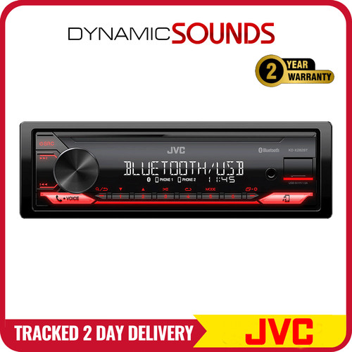 Jvc x282bt single din - kd-x282bt, cd