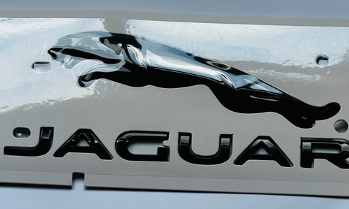 Jaguar black rear badge - jaguar,