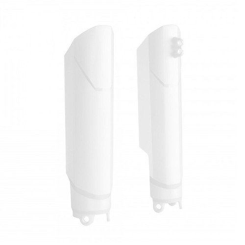 Polisport white lower fork - polisport,