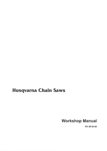 Husqvarna chain saw 242xp - husqvarna,