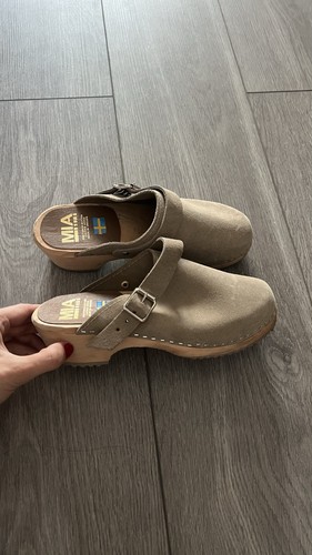 Mia beige taupe suede - mia,