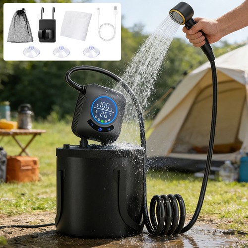 8000mah 20l camping shower - 8000mah,