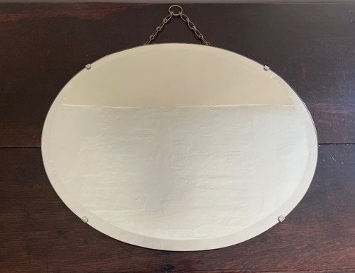 Vintage art deco oval wall - deco,