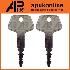 2x Ignition Keys for Daewoo Doosan Terex Bobcat Dumper Digger Excavator F900