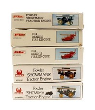 KEIL KRAFT '1:72' SCALE LOT OF 5 TRACTION ENGINE & FIRE ENGINE MODEL KITS
