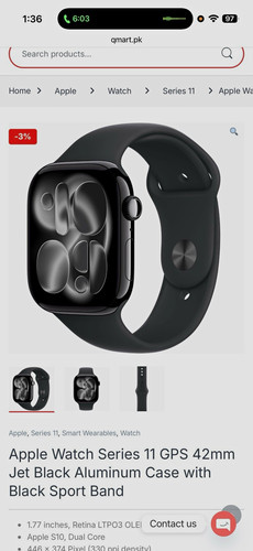 Apple watch series - 11, 42mm