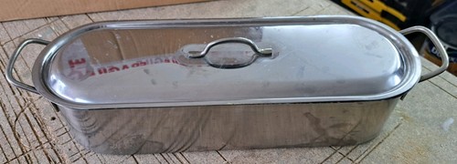 Stainless steel fish - , poacher