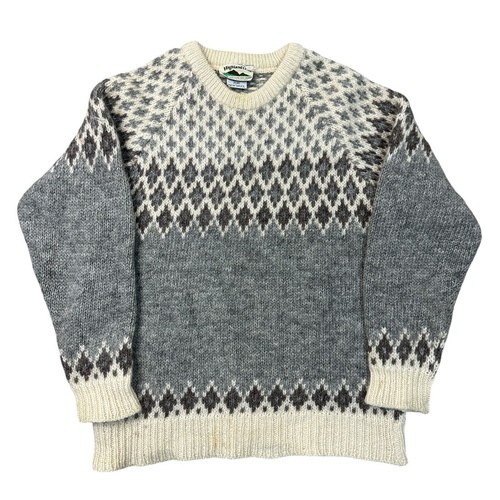 Vintage icelandic knit jumper - icelandic,