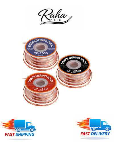 3pcs premium desoldering - 3pcs, wick