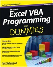 Excel VBA Programming For