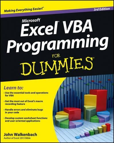Excel vba programming for - vba,