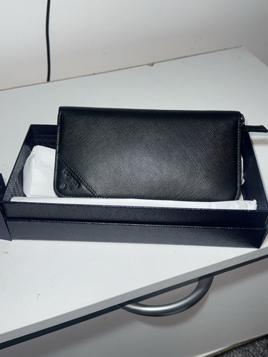 Prada saffiano leather zip - saffiano,